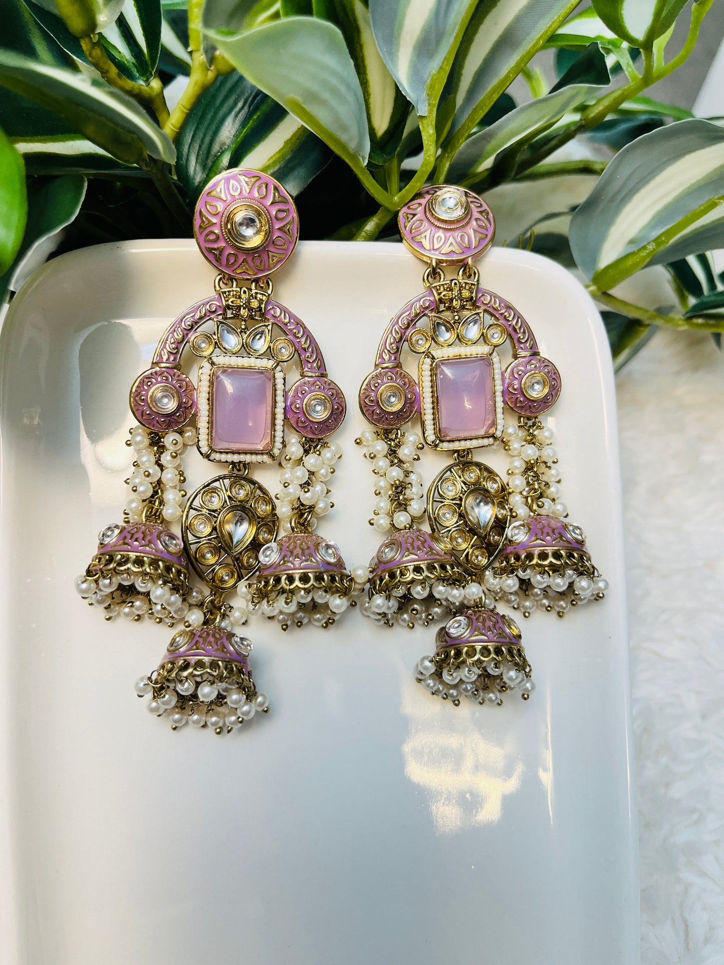 Isha Earrings (Lavender)