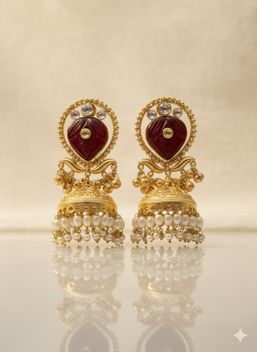 Fusion Jhumka Earring